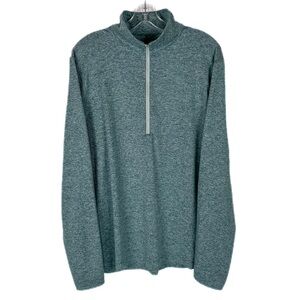 Lululemon Pullover Mens Large 1/2 Zip Performance Athletic Green EUC